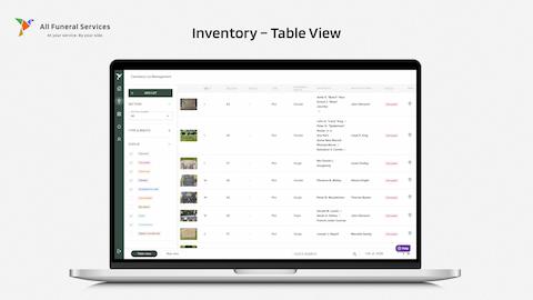 Inventory - Table View