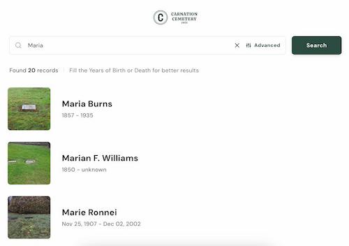 Search result