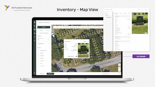 Modern Digital Cemetery Map