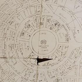 part of the old cemetery map