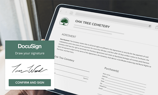 cemetery digital documents