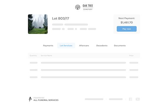 Screen: Lot Services List